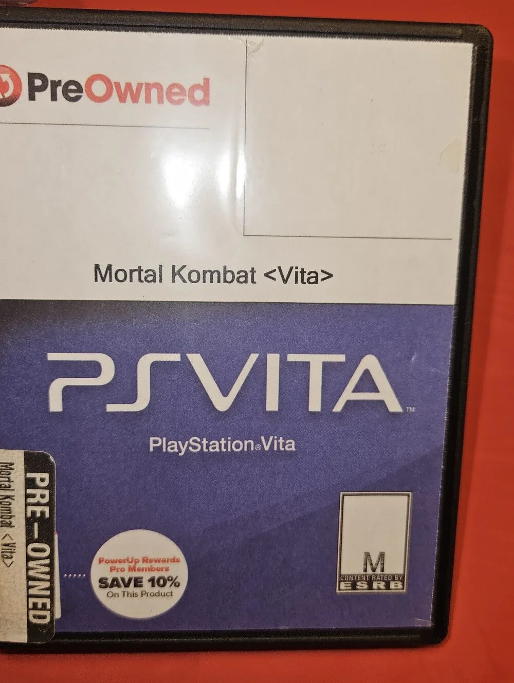 Sony PS Vita Mortal Kombat - In Resell Case- Excellent Pre-Owned Condition